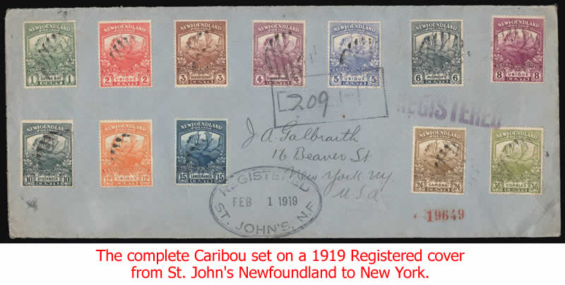Caribou set on 1919 cover