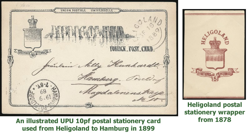 Heligoland postal stationery