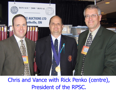 Chris and Vance with Rick Penko, President of the RPSC.